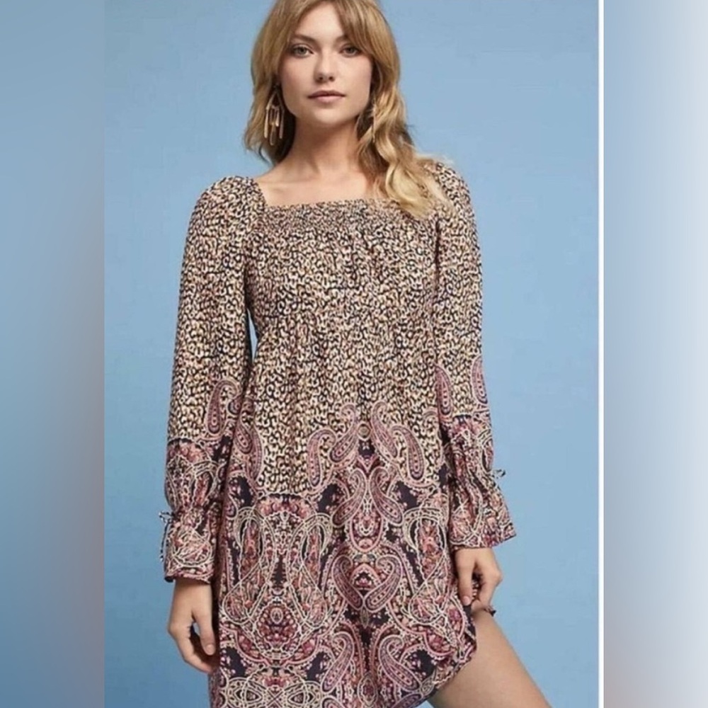 Maeve size medium Bohemian Long Sleeve Dress